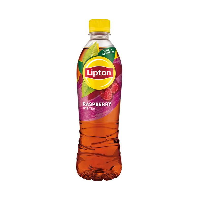 Čierny ľadový čaj Lipton malina 12 x 0,5 ℓ