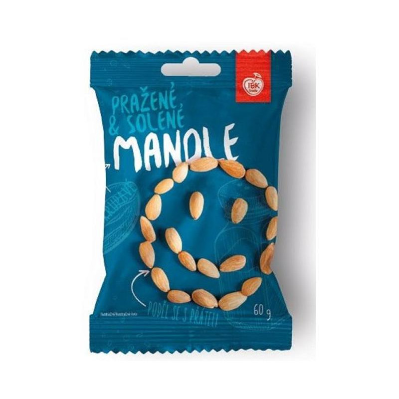 Mandle pražené solené IBK 60 g