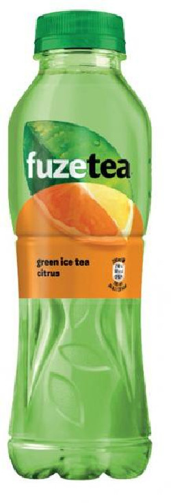 Zelený ľadový čaj FUZETEA Citrus 12 x 0,5 ℓ