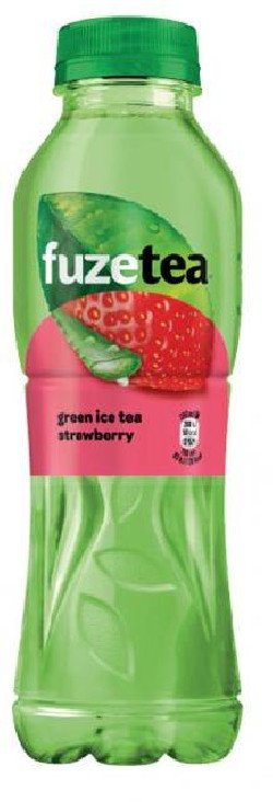Zelený ľadový čaj FUZETEA Aloe vera a jahoda 12 x 0,5 ℓ