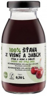 ZDRAVO šťava 100% višnovo-jablková 10 x 0,2 ℓ NEVRATNÉ SKLO
