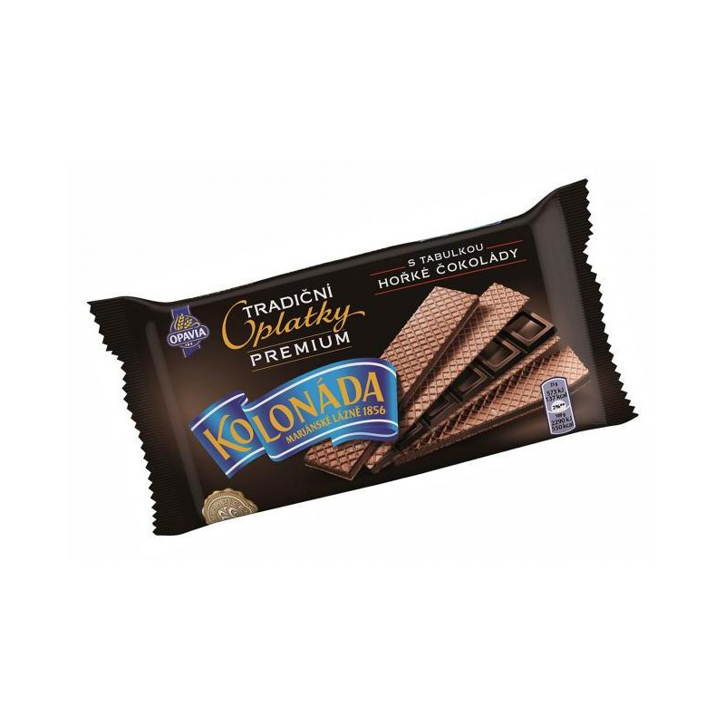 Oblátky Kolonáda Premium - horká čokoláda 92 g