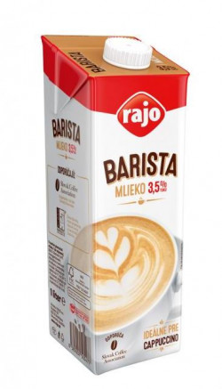 Trvanlivé mlieko plnotučné Barista 3,5% 1 ℓ