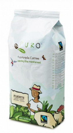 Káva Fairtrade Puro Fuerte zrnková 1 kg