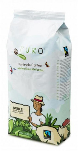 Káva Fairtrade Puro Noble zrnková 1 kg