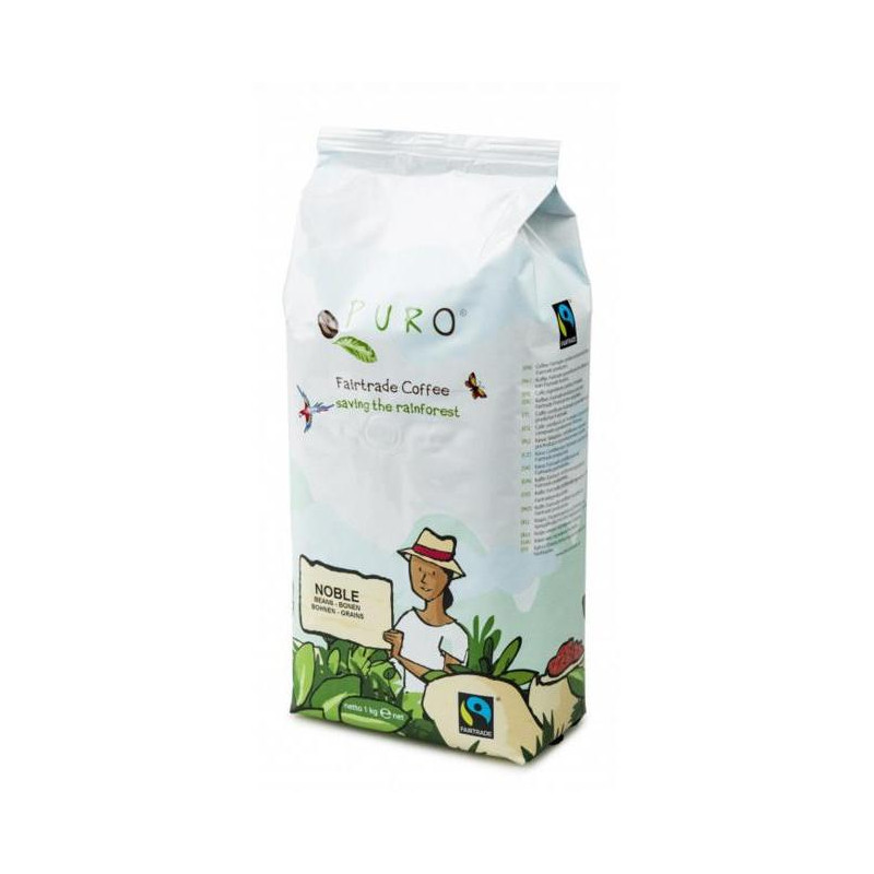 Káva Fairtrade Puro Noble zrnková 1 kg