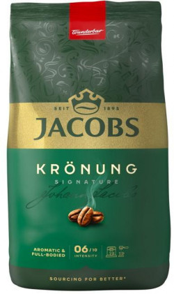 Káva Jacobs Kronung Signature zrnková 1000g