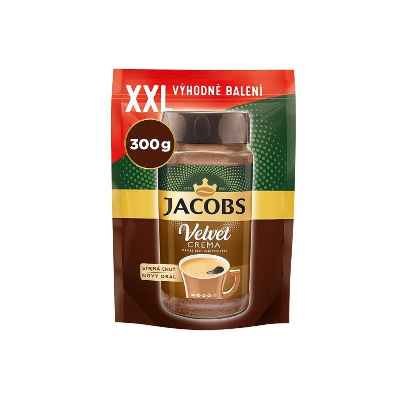 Káva Jacobs Velvet Crema XXL instantná 300g
