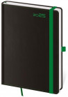 Diár BLACK GREEN týždenný A5 14,3x20,5cm 2025