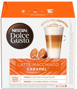 Kávové kapsule DOLCE GUSTO Latte Macchiato Caramel (16 ks)