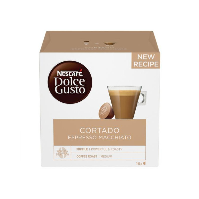 Kávové kapsule DOLCE GUSTO Cortado (16 ks)