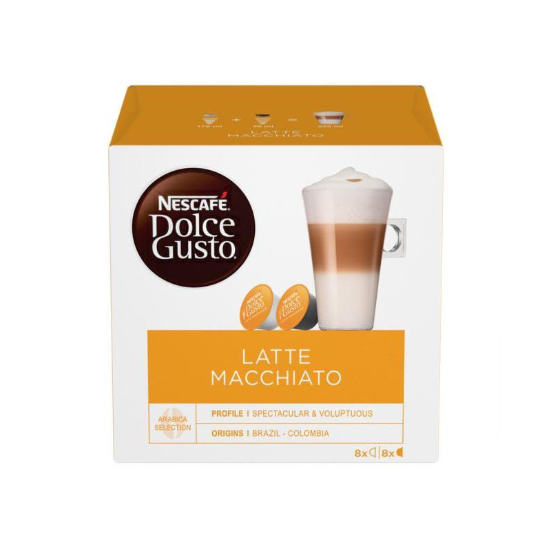 Kávové kapsule DOLCE GUSTO Latte Macchiato (16 ks)