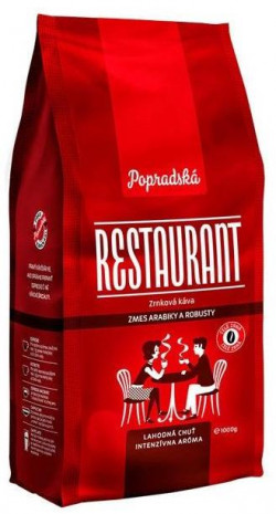 Káva popradská RESTAURANT zrnková 1 kg BOP