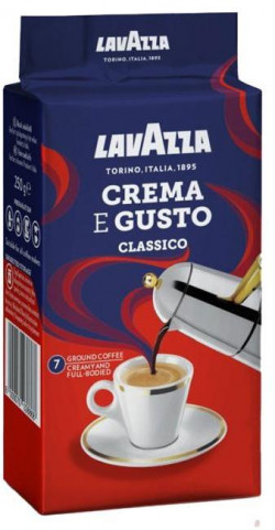 Káva LAVAZZA Crema e Gusto mletá 250 g vákuovo balená