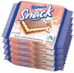 Oblátky Manner Snack Minis lieskovoorieškové 5 x 25 g