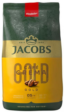 Káva JACOBS Crema Gold zrnková 1 kg