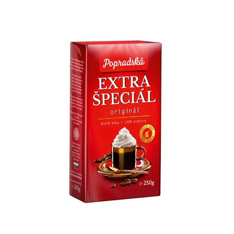 Káva popradská extra špeciál mletá 250 g BOP