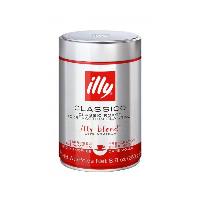 Káva Illy Espresso Classico v dóze mletá 250 g