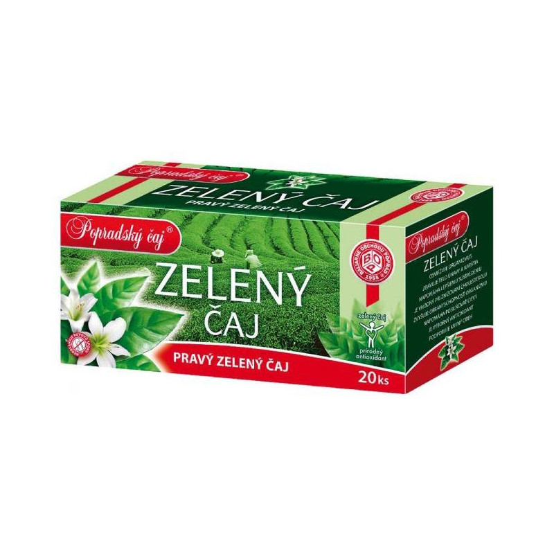 Čaj BOP zelený pravý 20 x 1,5 g