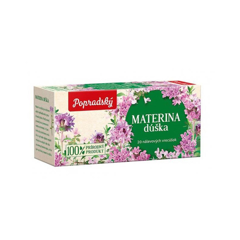 Čaj BOP bylinný materina dúška 20 x 1,5 g