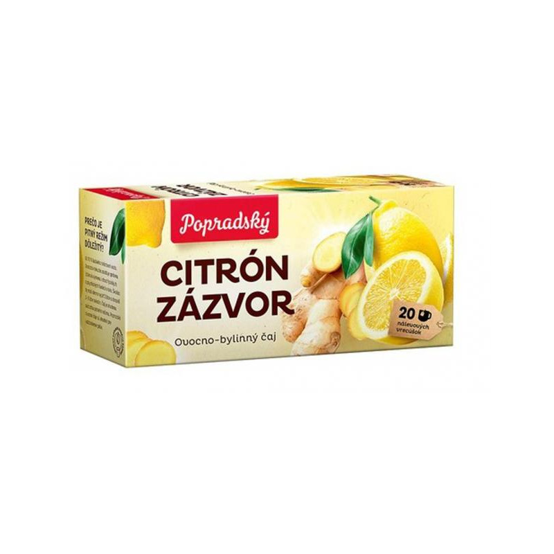 Čaj BOP ovocný citrón, zázvor 40g