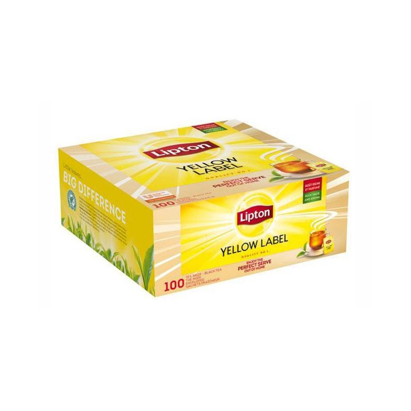 Čaj Lipton čierny Yellow Label 100 x 2g