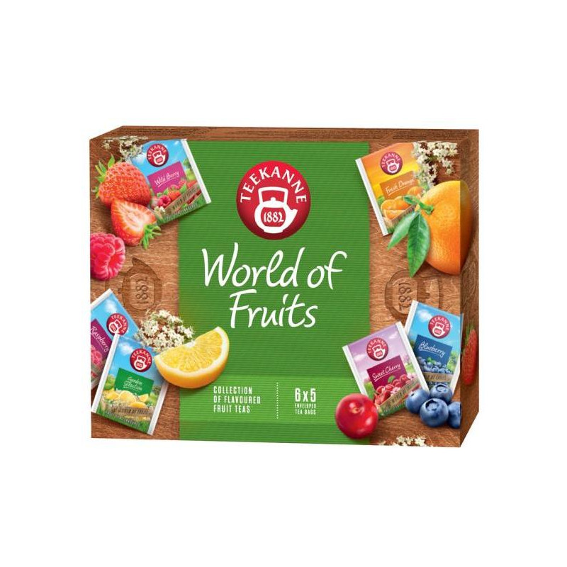 Kolekcia čajov TEEKANNE World of Fruits HB 68,75 g