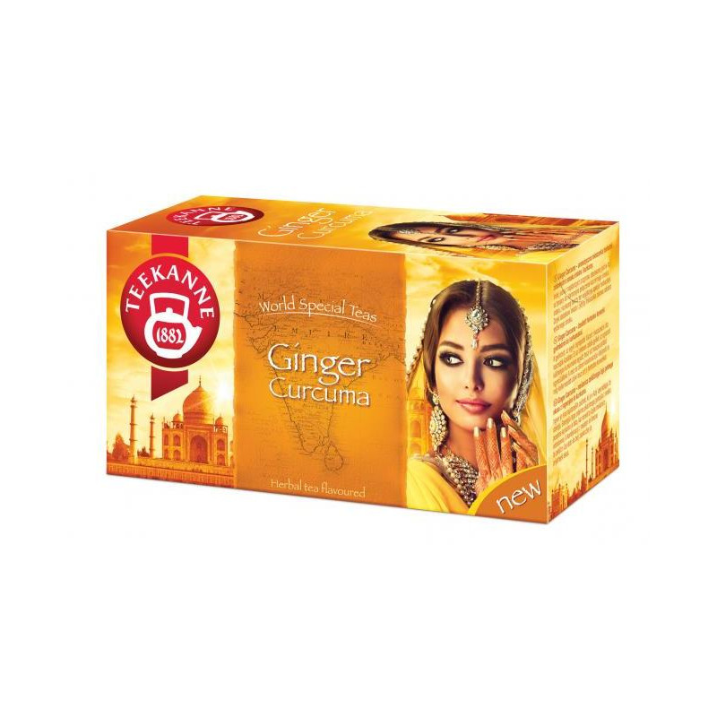 Čaj TEEKANNE Ginger & Curcuma HB 20 x 1,6 g
