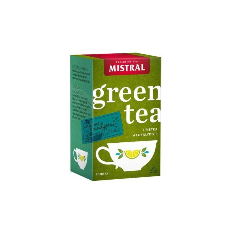 Čaj MISTRAL zelený Limetka a eukalyptus HB 30 g