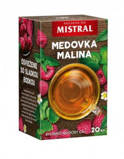 Čaj MISTRAL bylinný Medovka a malina HB 30 g