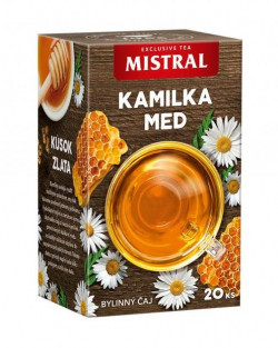 Čaj MISTRAL bylinný kamilka, med HB 30 g