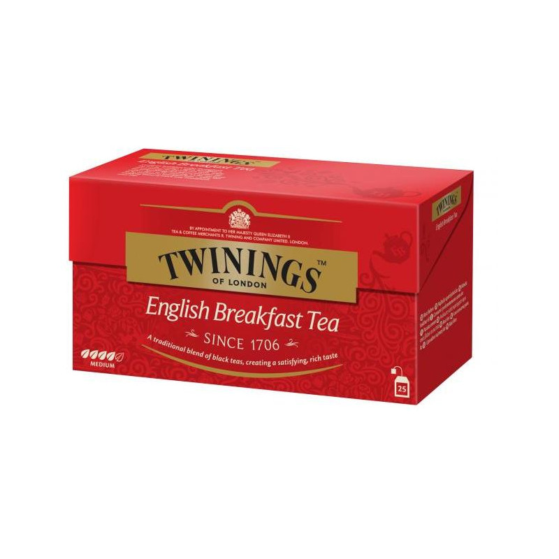 Čaj Twinings čierny English Breakfast HB 50 g&g