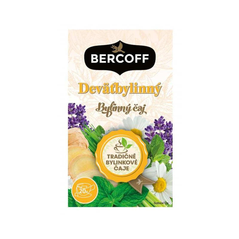 Čaj Bercoff Klember bylinný Deväťbylinný HB 30 g
