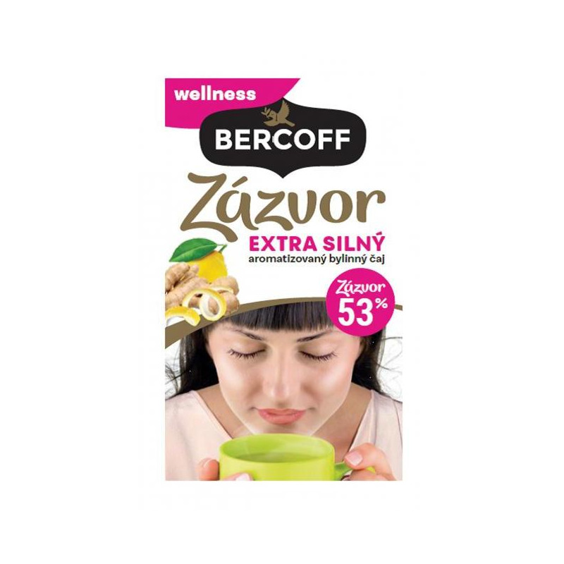 Čaj Bercoff Klember zázvorový extra silný HB 40 g
