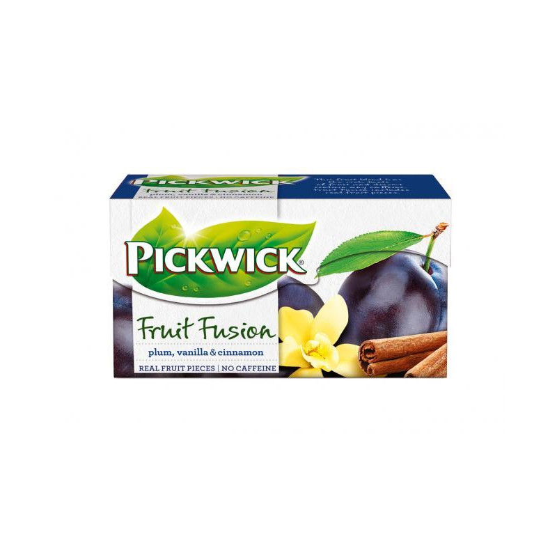 Čaj PICKWICK slivky s vanilkou a škoricou HB 20 x 2 g