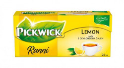 Čaj PICKWICK čierny ranný s citrónom 25 x 1,75g