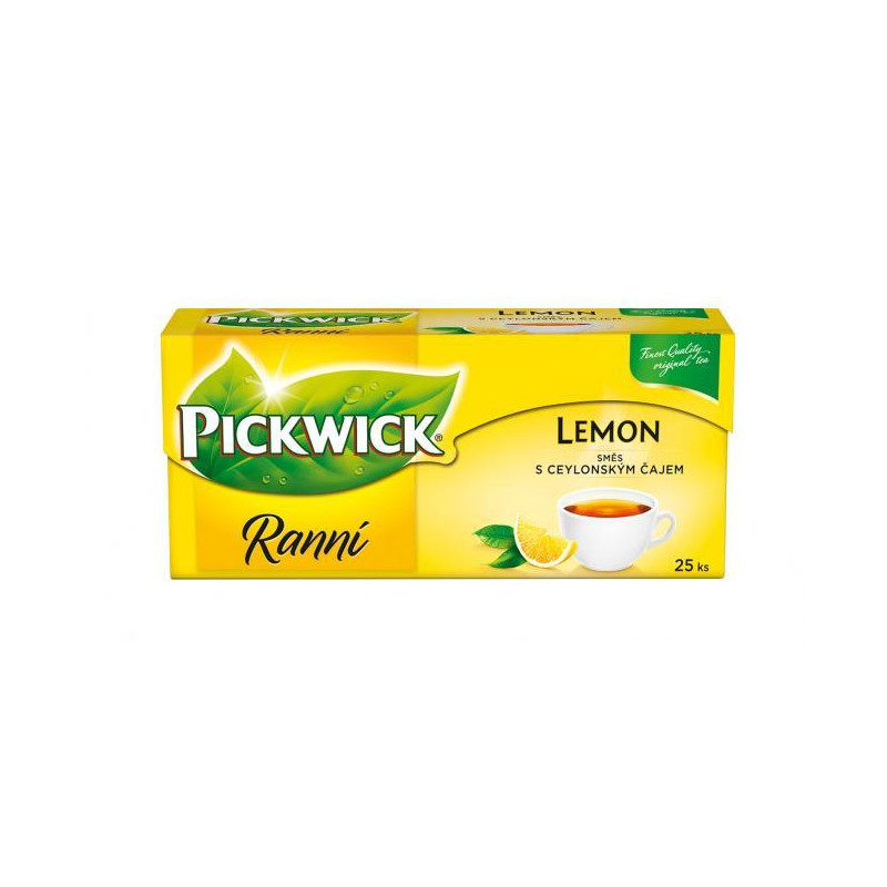 Čaj PICKWICK čierny ranný s citrónom 25 x 1,75g