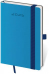 Diár Flexies týždenný vreckový 9x14cm modrý 2025