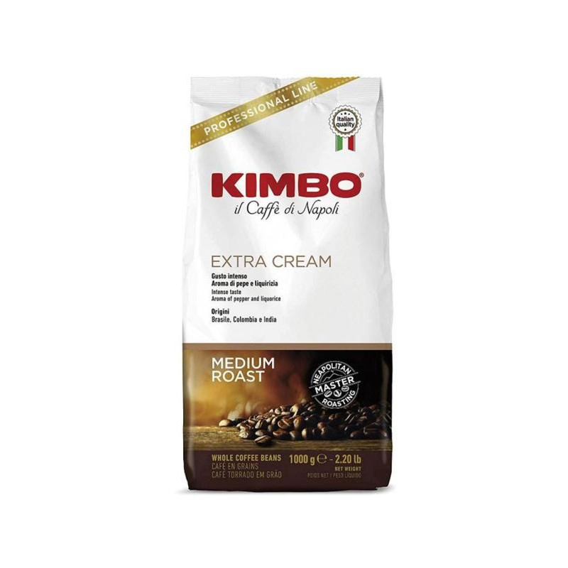 Káva KIMBO Espresso Bar Extra Cream, zrnková 1 kg