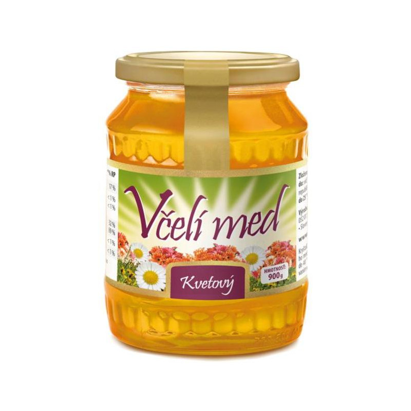 Med včelí MEDAS kvetový 900 g.