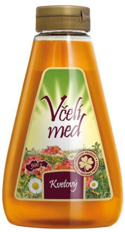 Med včelí MEDAS kvetový s dávkovačom 500 g.