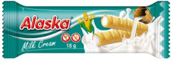 Trubičky Alaska plnené mliečným krémom 18 g