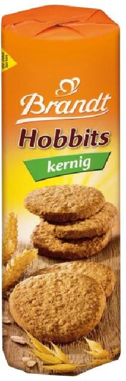 Ovsené sušienky Brandt Hobbits kerning 250 g