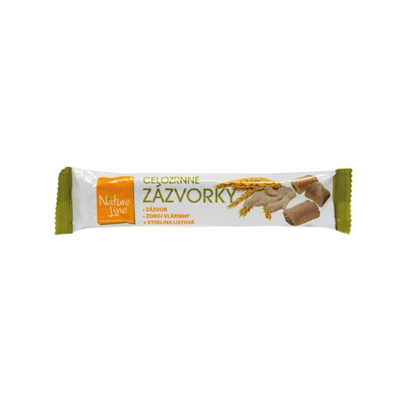 NATURE LINE sušienky celozrnné ZÁZVORKY 65 g