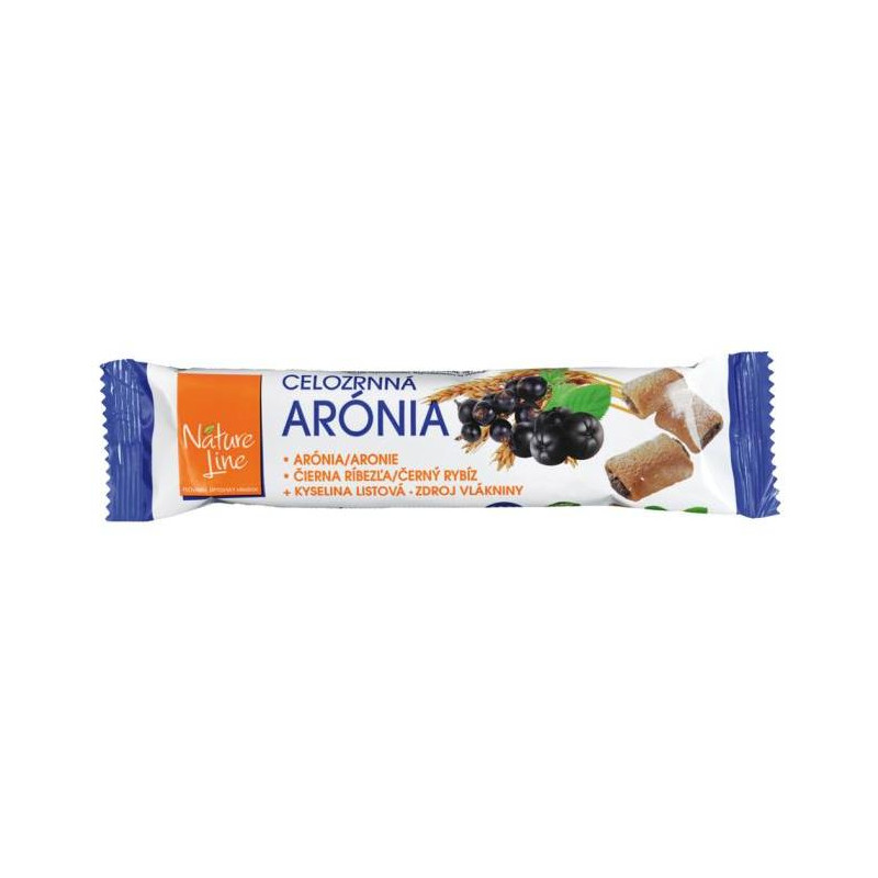 NATURE LINE sušienky celozrnné ARÓNIA 65 g