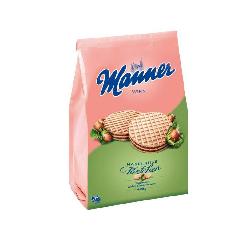 Čokoládovo-orieškové tortičky Manner 400 g