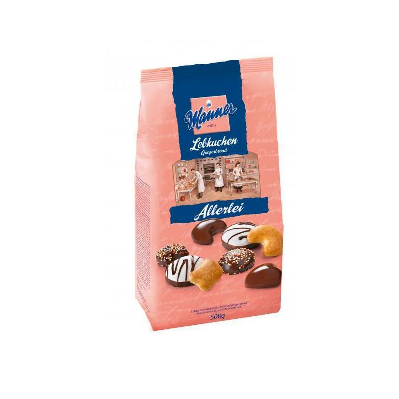 Zmes jemných perníkov Manner s polevou 500 g