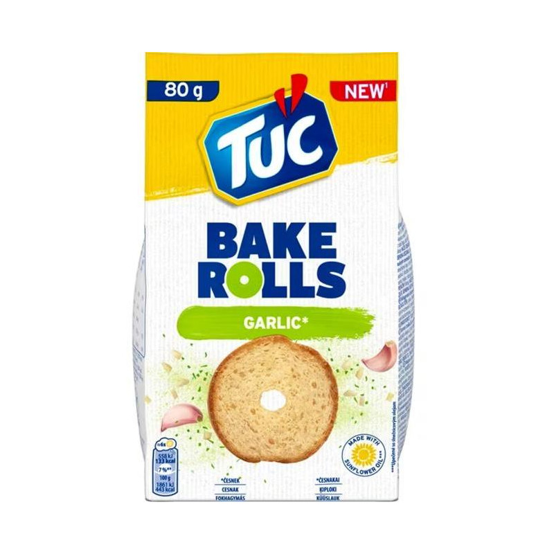 Bake Rolls TUC cesnak 80 g
