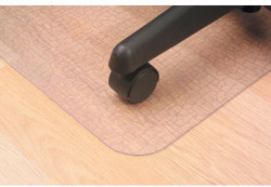 Podložka pod stoličku na tvrdé podlahy v tvare T 134,6x114,3cm