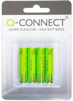 Batéria Q-CONNECT AAA mikrotužkové 4ks